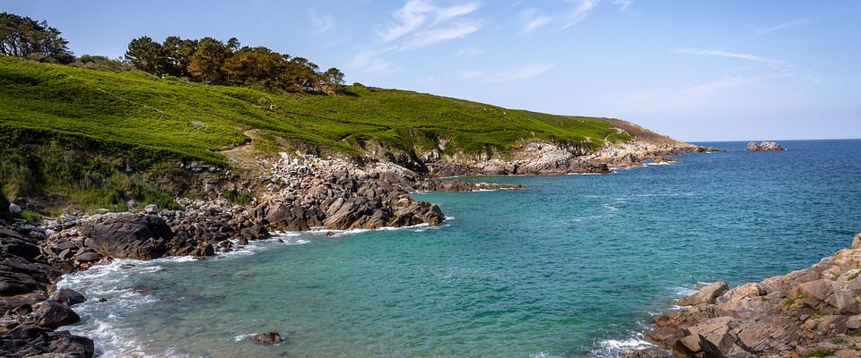 Plage en Bretagne, dans le Finistère